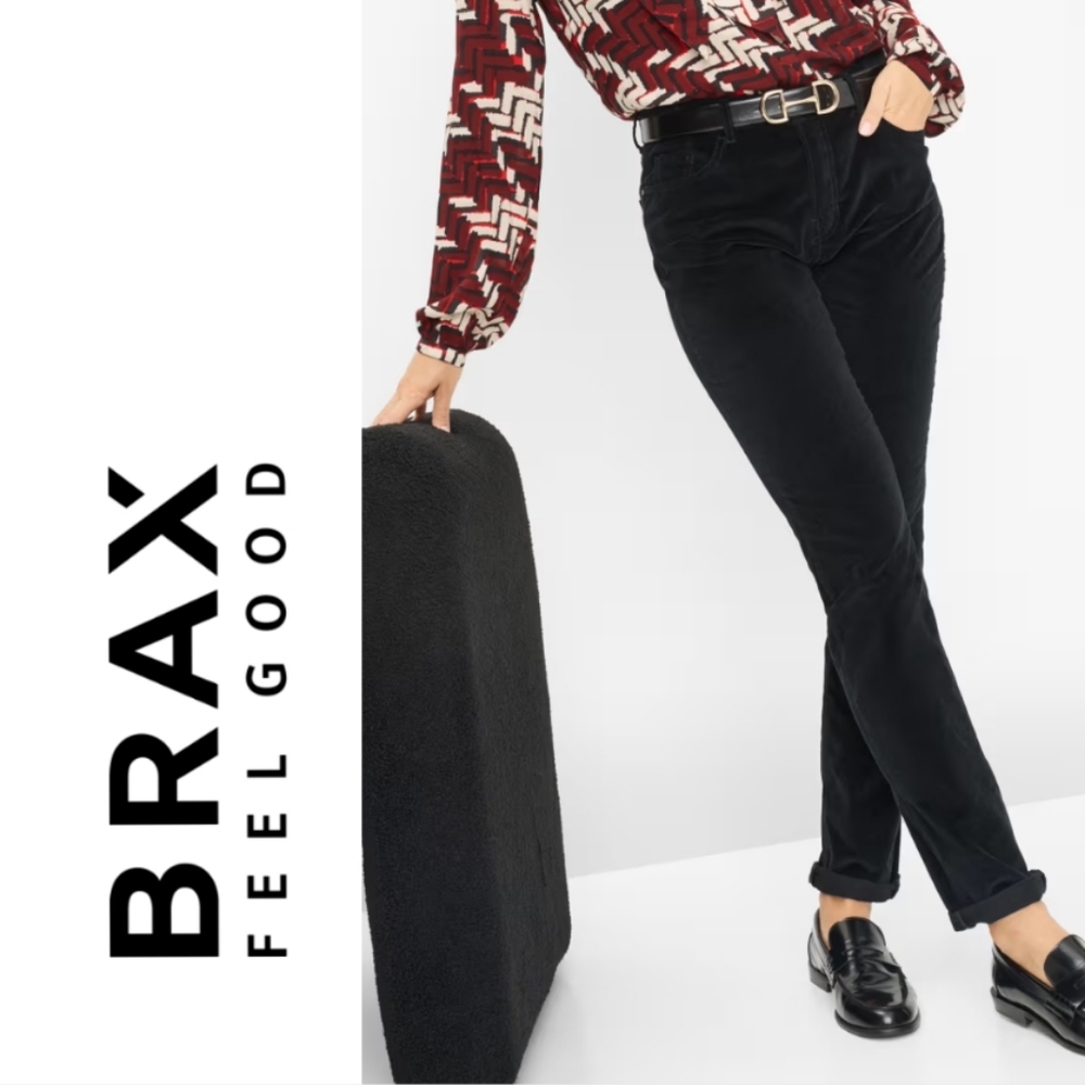 Brax Style Mary Velvet Trousers Pants